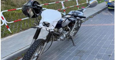 Motocyklista z ponad 2 promilami jechał bez uprawnień